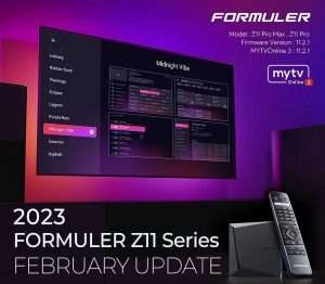 Formuler z11 update